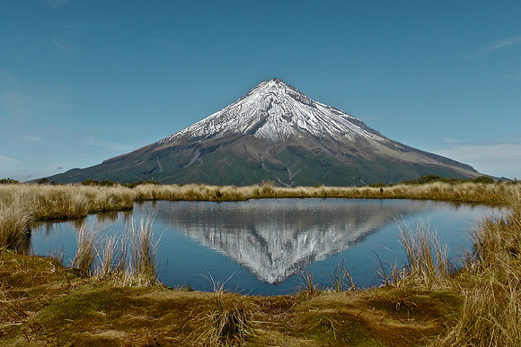 Reflection of Mt. Taranaki