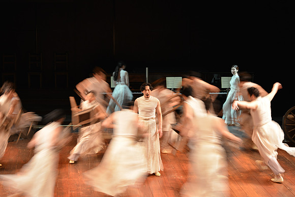 The Chorus; Oedipus,          Gate Photography AAF2016